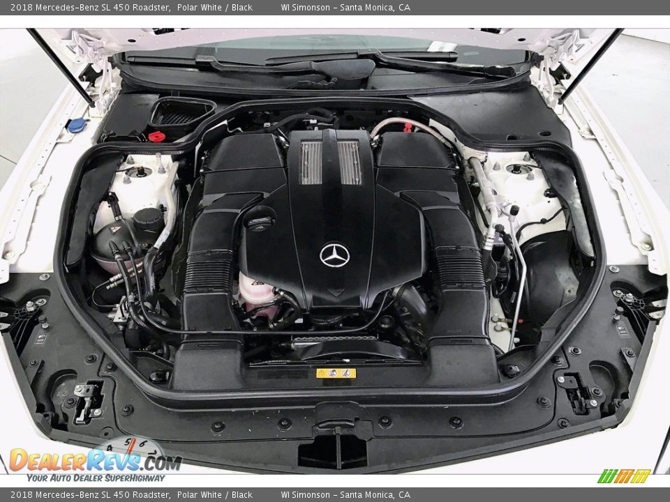 2018 Mercedes-Benz SL 450 Roadster 3.0 Liter DI biturbo DOHC 24-Valve VVT V6 Engine Photo #9
