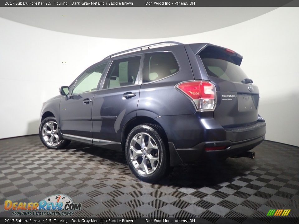 2017 Subaru Forester 2.5i Touring Dark Gray Metallic / Saddle Brown Photo #14