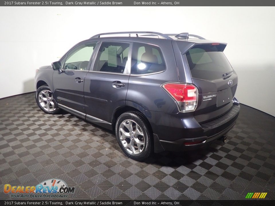 2017 Subaru Forester 2.5i Touring Dark Gray Metallic / Saddle Brown Photo #15