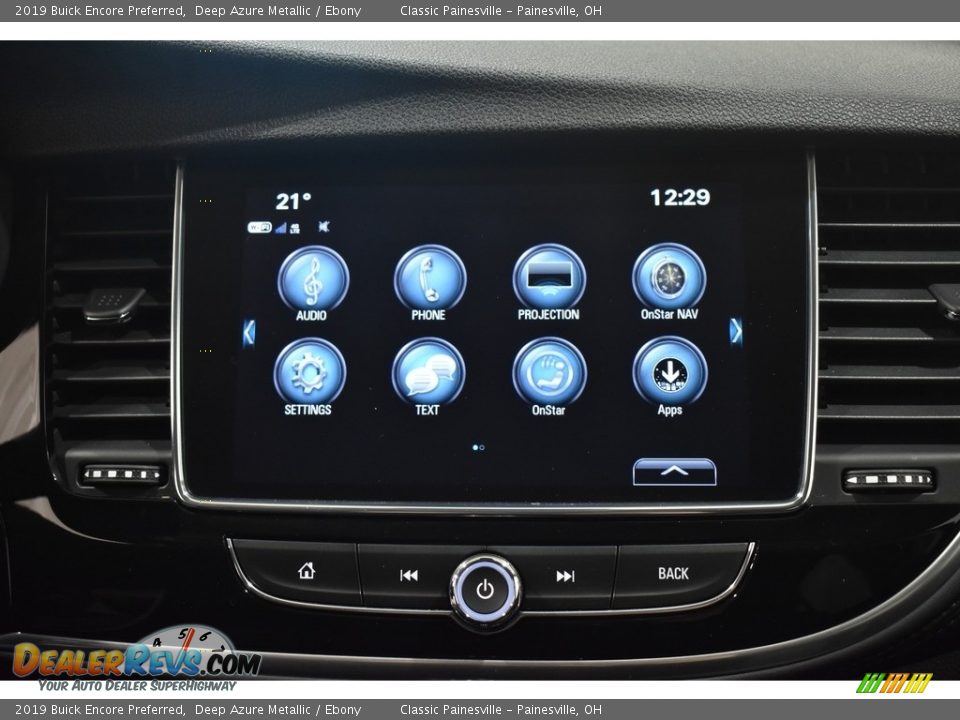 2019 Buick Encore Preferred Deep Azure Metallic / Ebony Photo #13