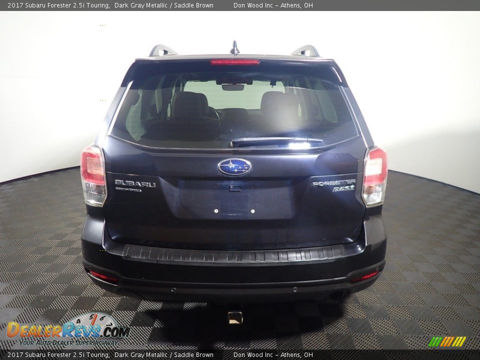 2017 Subaru Forester 2.5i Touring Dark Gray Metallic / Saddle Brown Photo #16