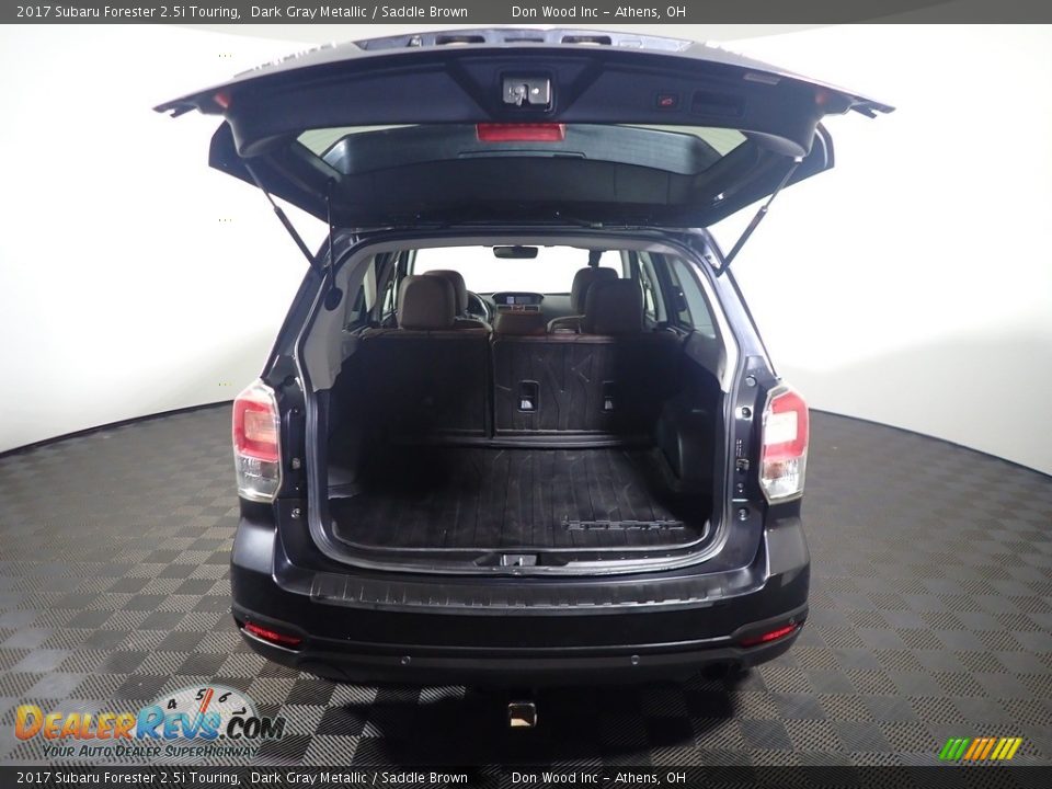 2017 Subaru Forester 2.5i Touring Dark Gray Metallic / Saddle Brown Photo #17