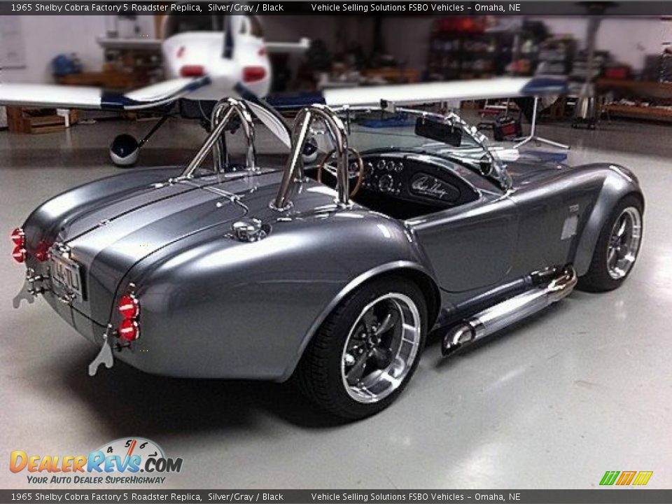 Silver/Gray 1965 Shelby Cobra Factory 5 Roadster Replica Photo #2