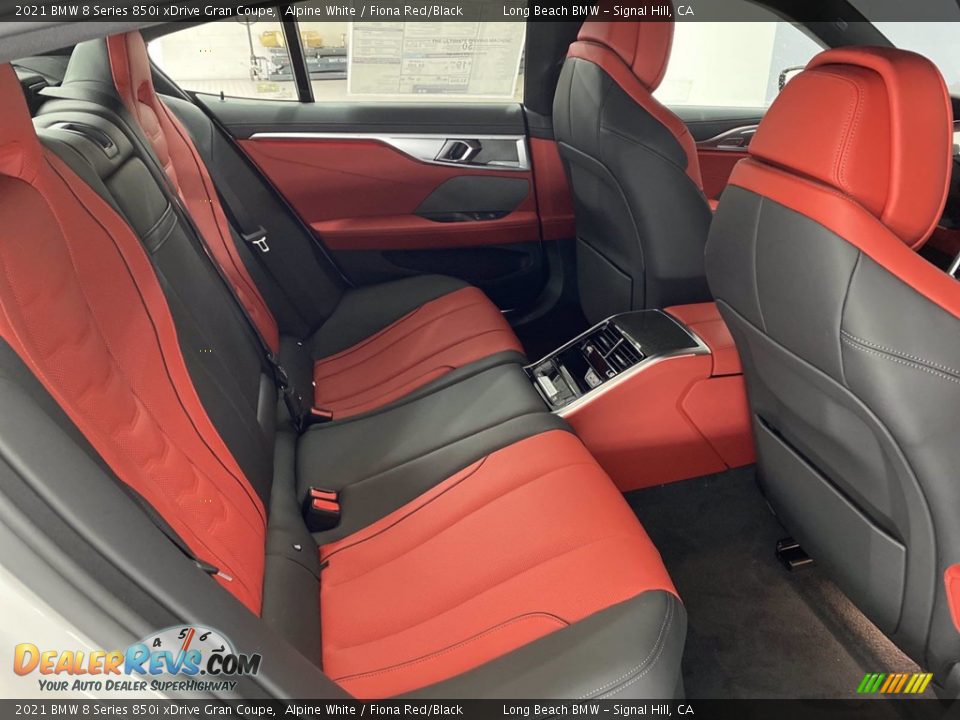 Rear Seat of 2021 BMW 8 Series 850i xDrive Gran Coupe Photo #24