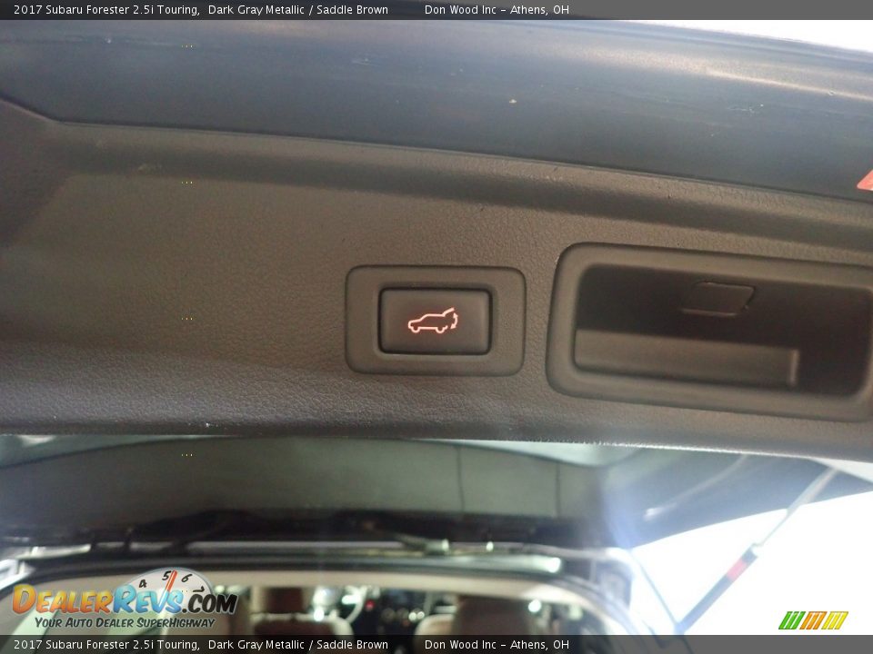 2017 Subaru Forester 2.5i Touring Dark Gray Metallic / Saddle Brown Photo #18