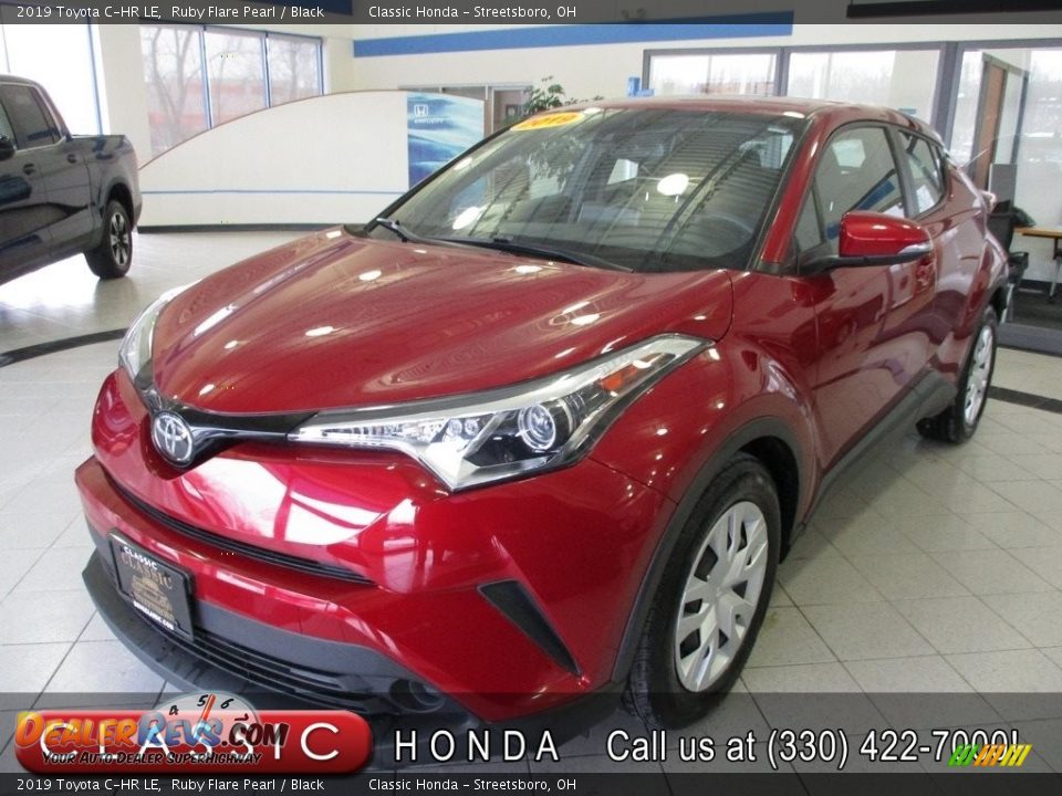 2019 Toyota C-HR LE Ruby Flare Pearl / Black Photo #1