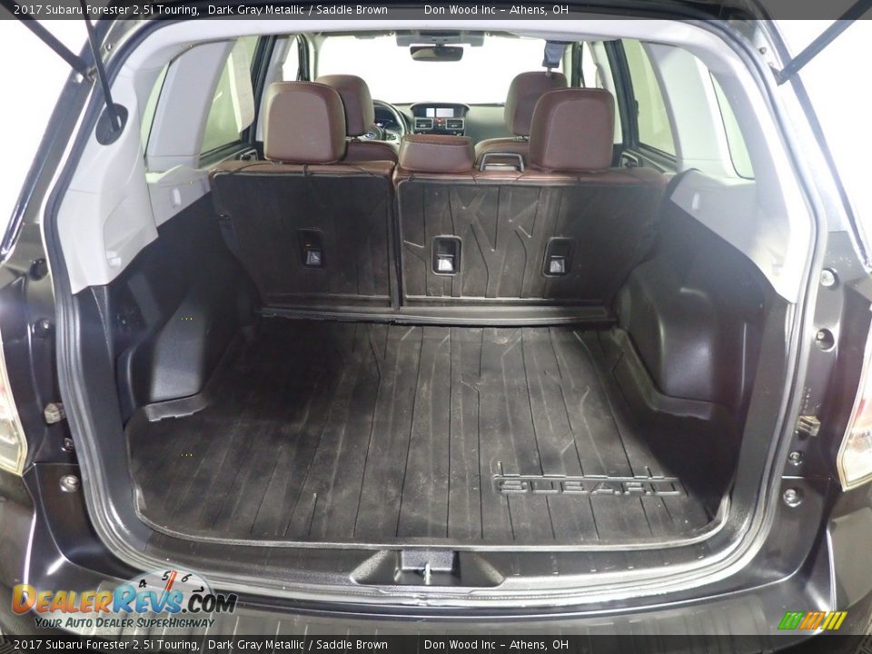 2017 Subaru Forester 2.5i Touring Dark Gray Metallic / Saddle Brown Photo #19