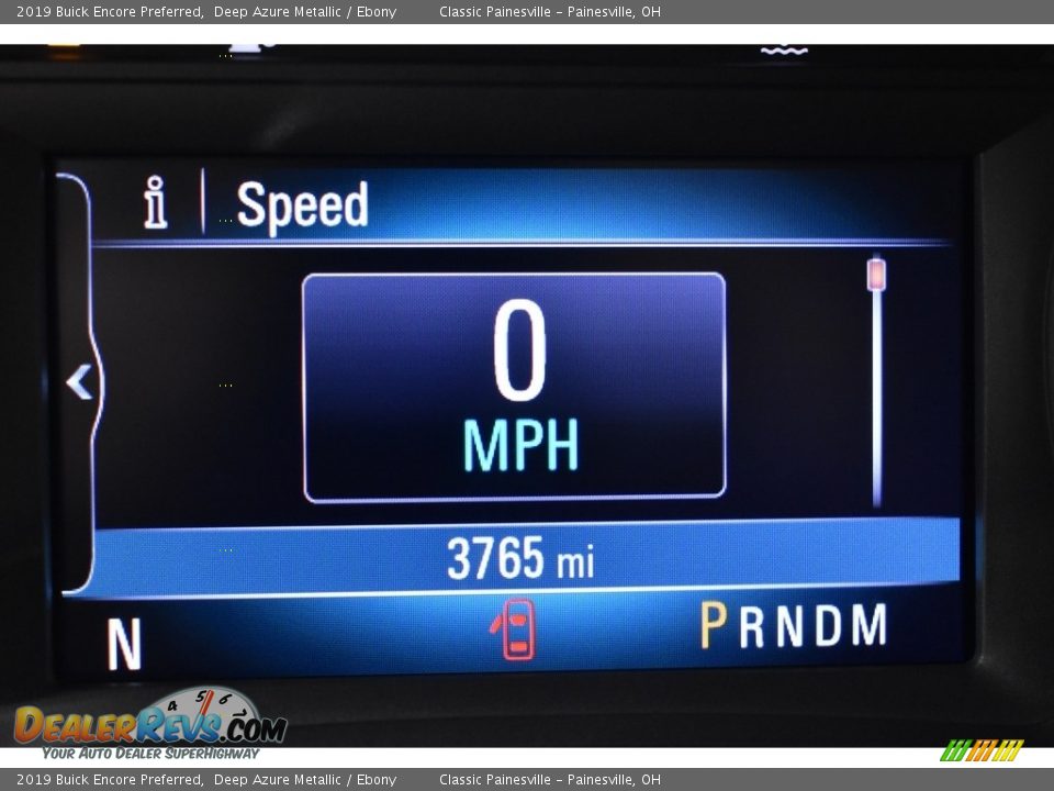 2019 Buick Encore Preferred Deep Azure Metallic / Ebony Photo #17