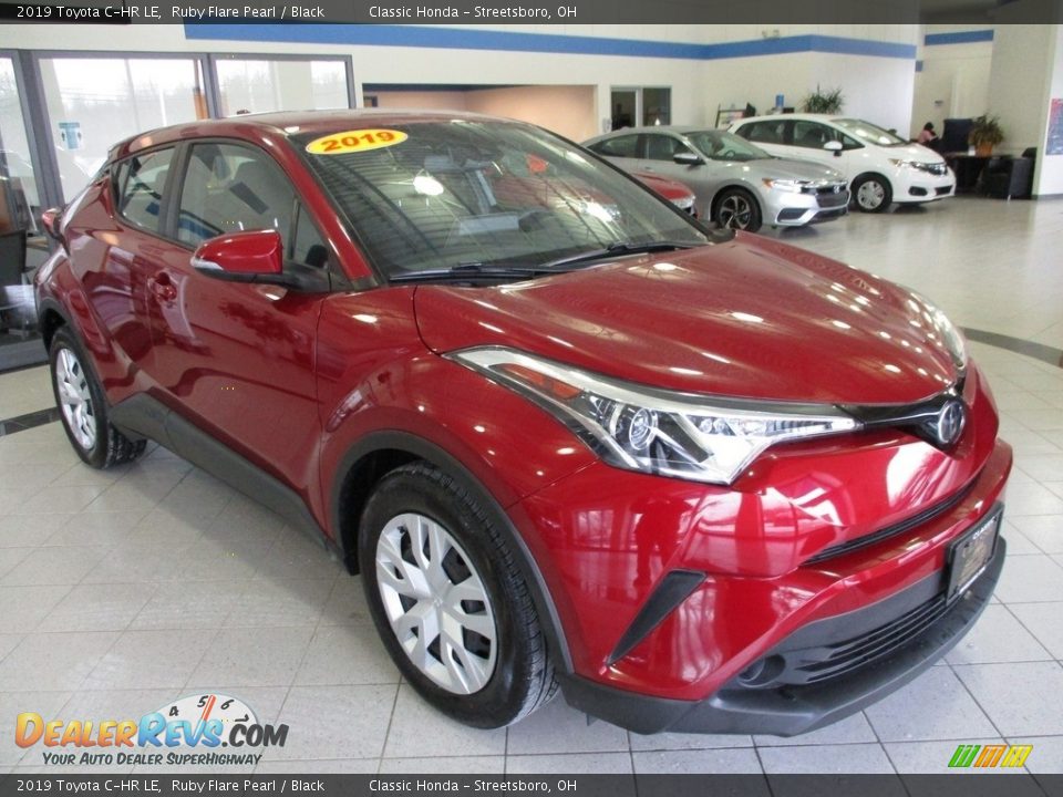 2019 Toyota C-HR LE Ruby Flare Pearl / Black Photo #3