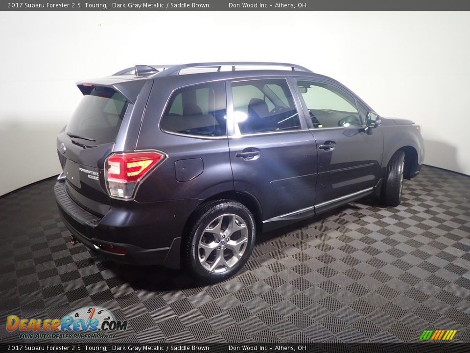2017 Subaru Forester 2.5i Touring Dark Gray Metallic / Saddle Brown Photo #21