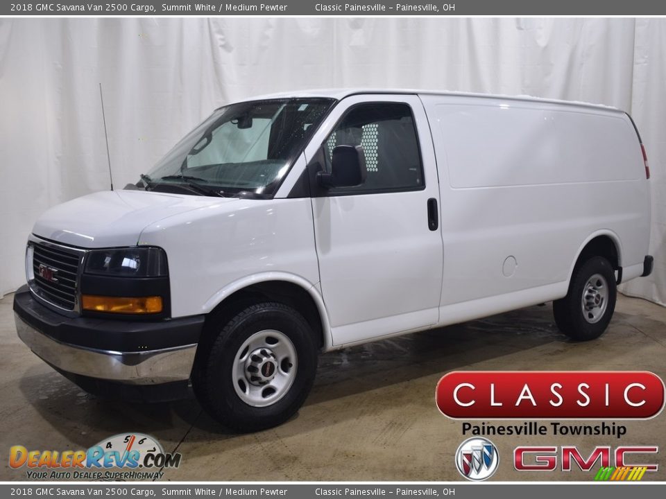 2018 GMC Savana Van 2500 Cargo Summit White / Medium Pewter Photo #1