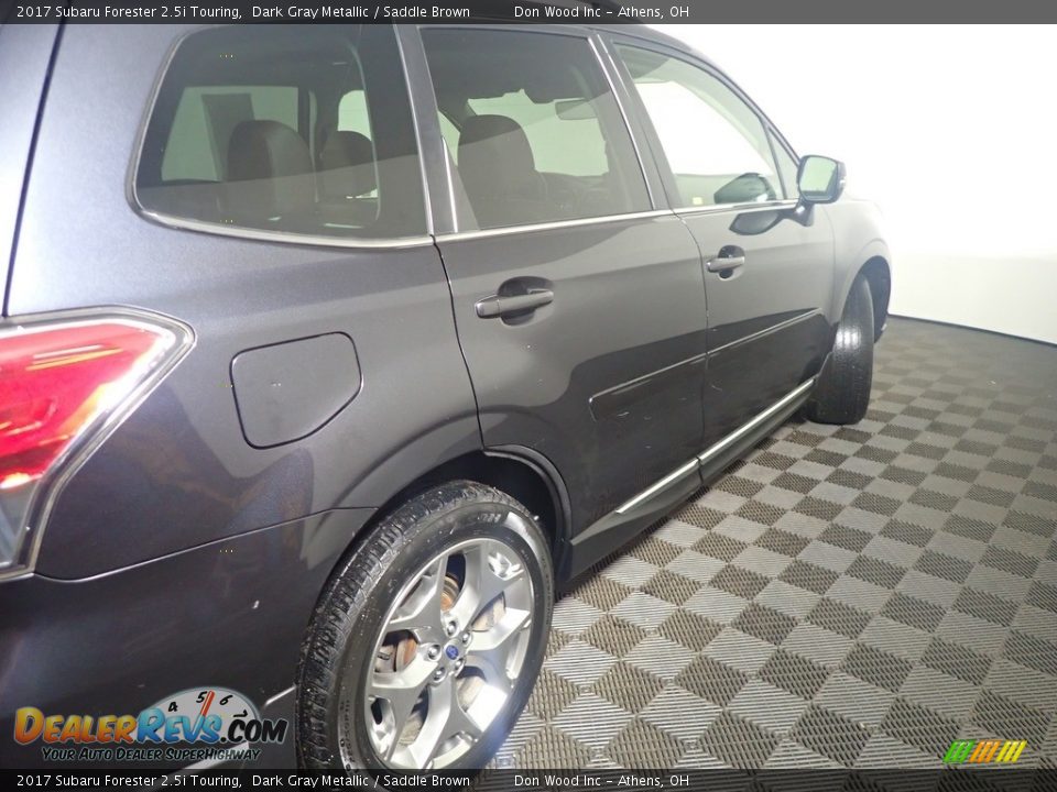 2017 Subaru Forester 2.5i Touring Dark Gray Metallic / Saddle Brown Photo #23