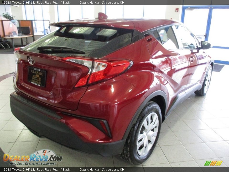2019 Toyota C-HR LE Ruby Flare Pearl / Black Photo #7