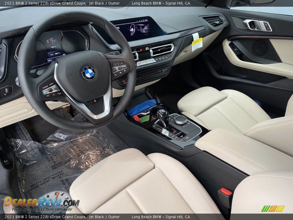 2021 BMW 2 Series 228i sDrive Grand Coupe Jet Black / Oyster Photo #3