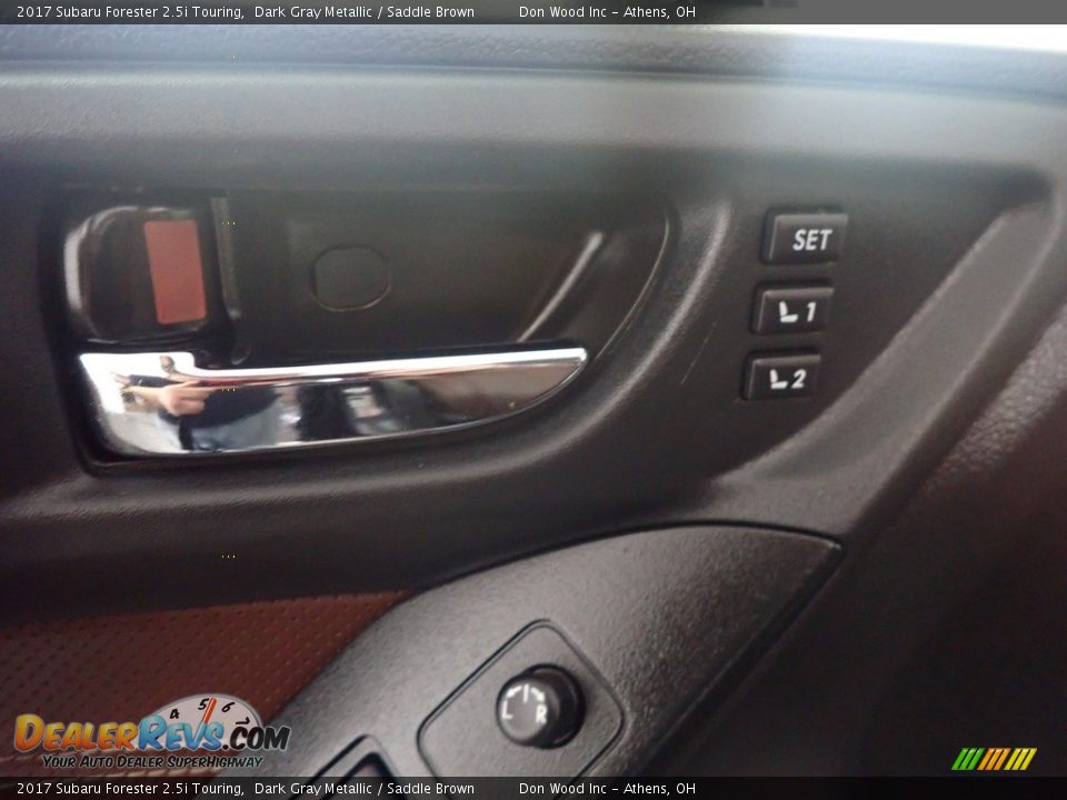 2017 Subaru Forester 2.5i Touring Dark Gray Metallic / Saddle Brown Photo #26