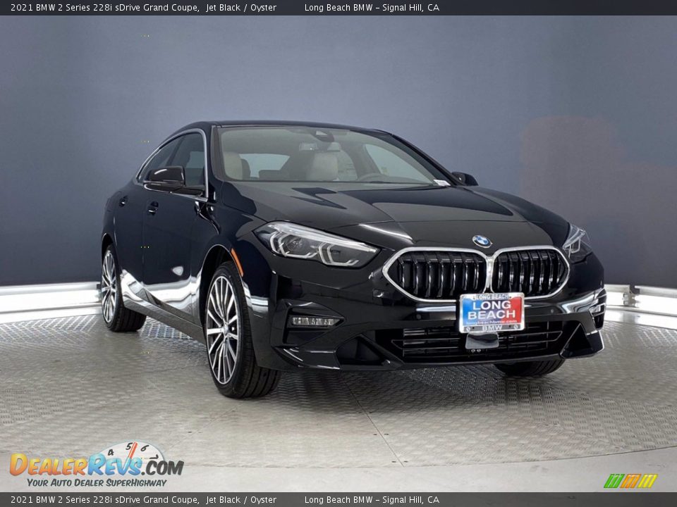 2021 BMW 2 Series 228i sDrive Grand Coupe Jet Black / Oyster Photo #4