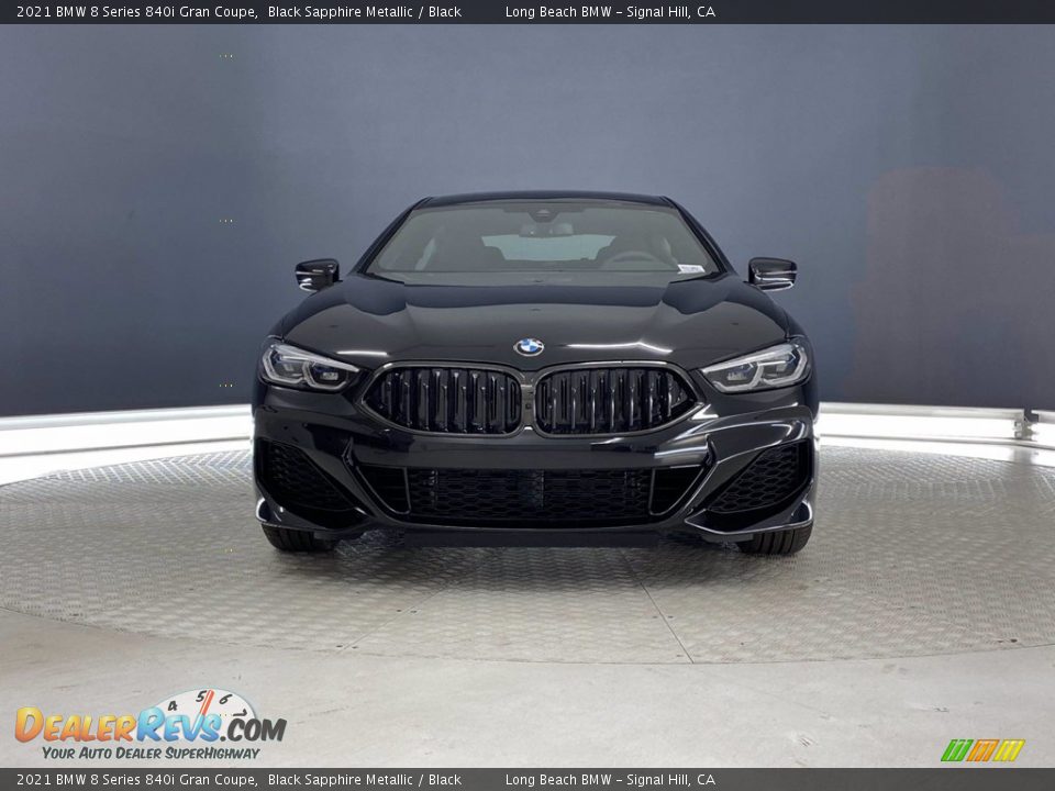 2021 BMW 8 Series 840i Gran Coupe Black Sapphire Metallic / Black Photo #3