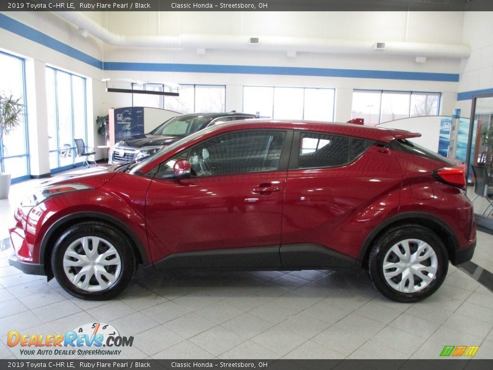 2019 Toyota C-HR LE Ruby Flare Pearl / Black Photo #10
