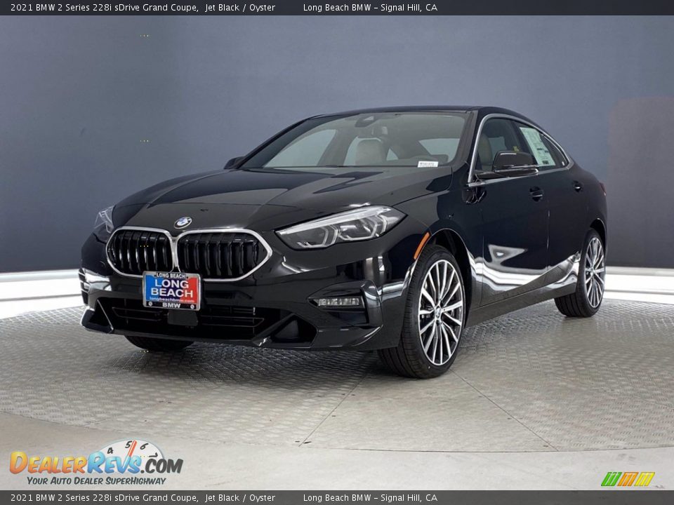 2021 BMW 2 Series 228i sDrive Grand Coupe Jet Black / Oyster Photo #6