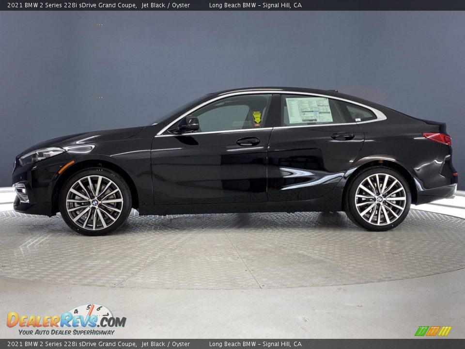 2021 BMW 2 Series 228i sDrive Grand Coupe Jet Black / Oyster Photo #8