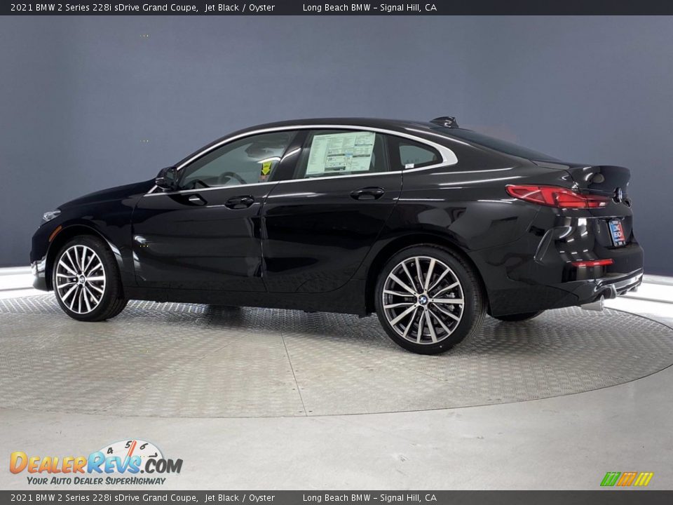 2021 BMW 2 Series 228i sDrive Grand Coupe Jet Black / Oyster Photo #9