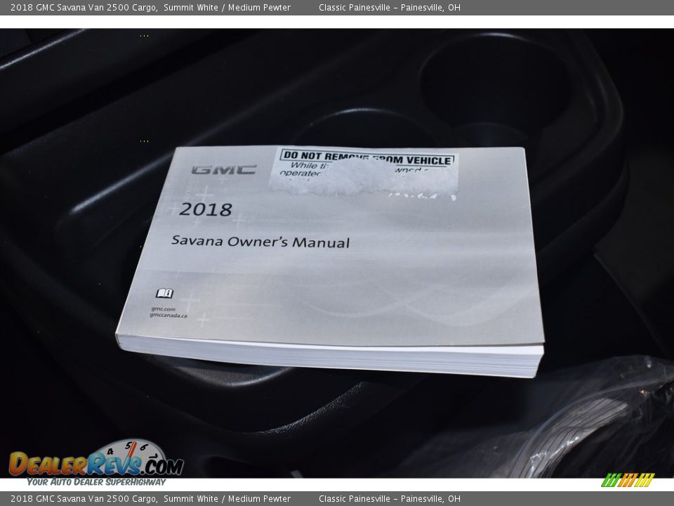 Books/Manuals of 2018 GMC Savana Van 2500 Cargo Photo #14