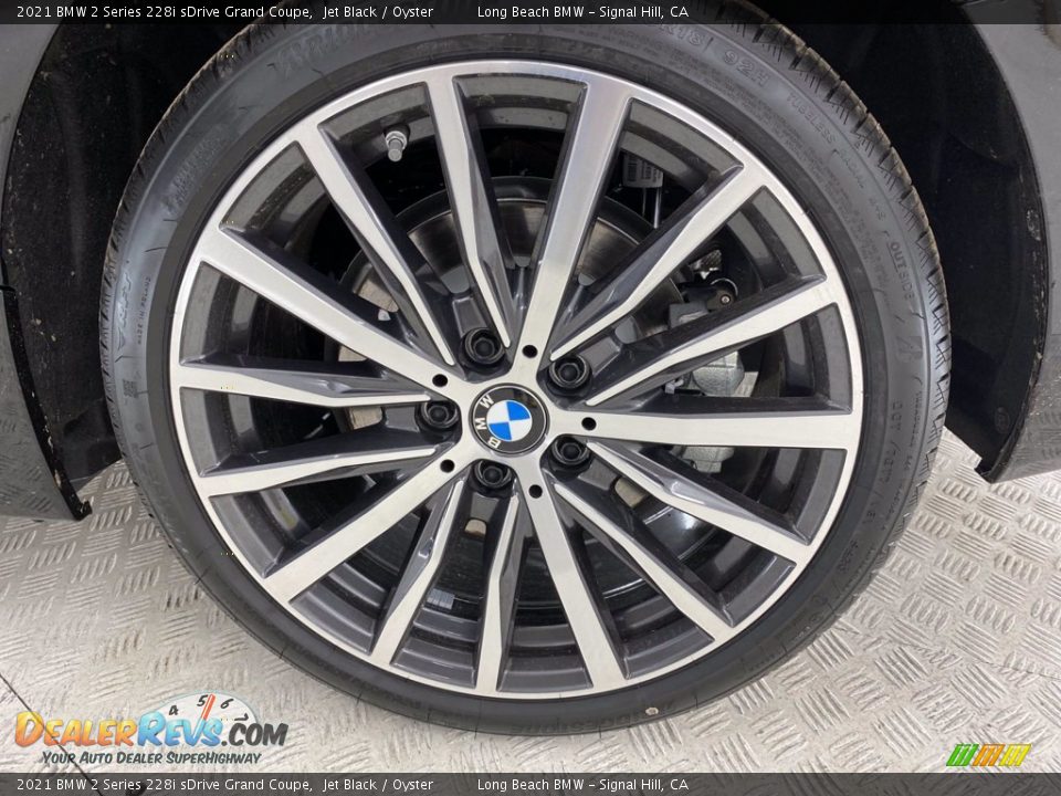 2021 BMW 2 Series 228i sDrive Grand Coupe Jet Black / Oyster Photo #13