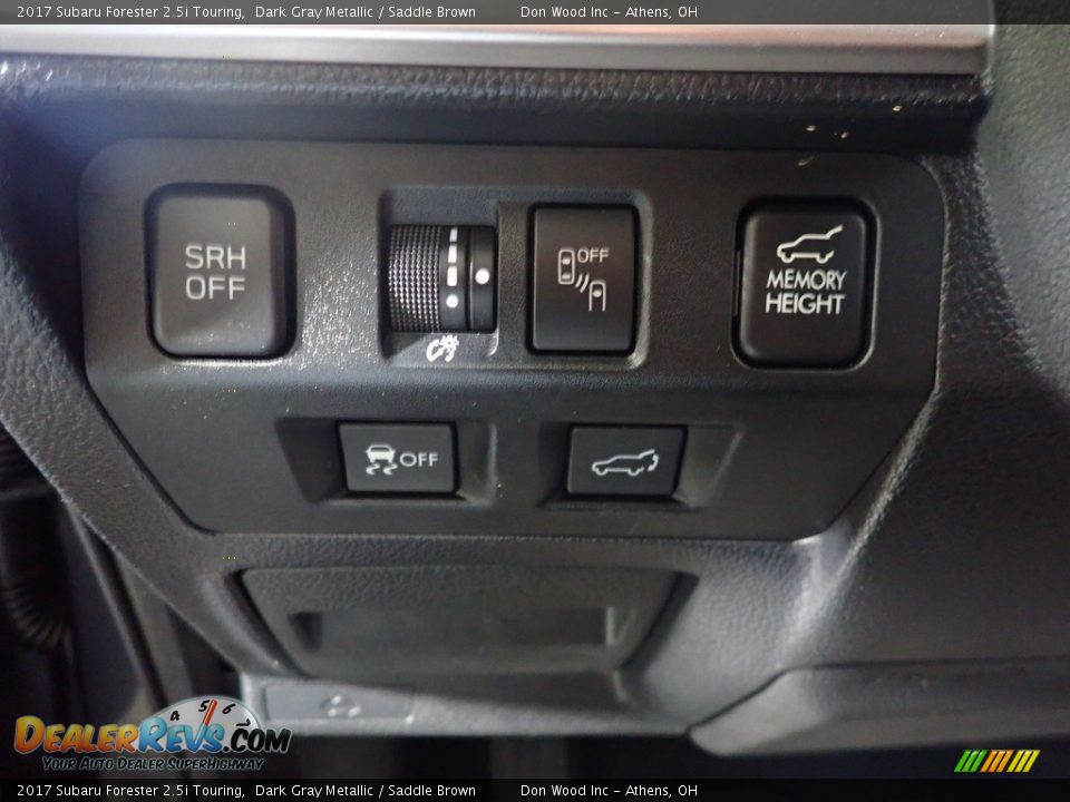 2017 Subaru Forester 2.5i Touring Dark Gray Metallic / Saddle Brown Photo #36