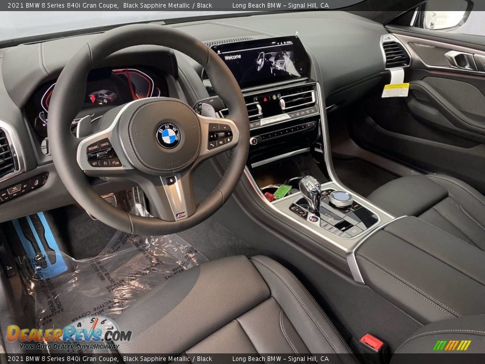 Black Interior - 2021 BMW 8 Series 840i Gran Coupe Photo #13