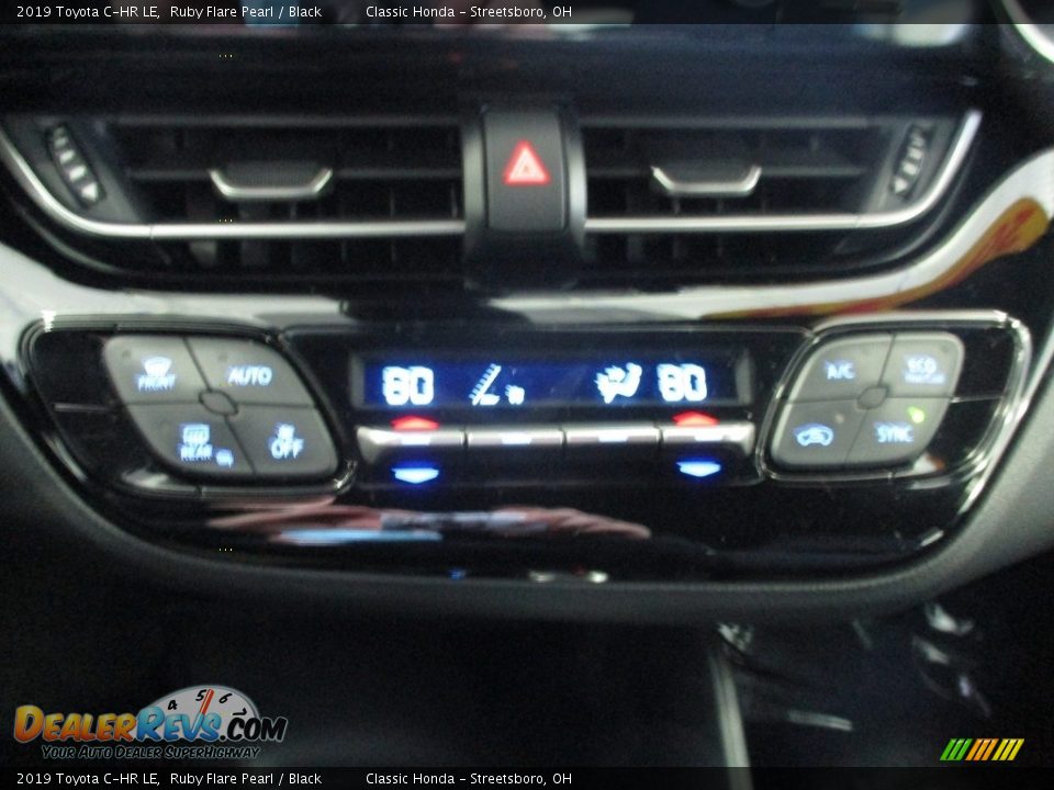 2019 Toyota C-HR LE Ruby Flare Pearl / Black Photo #34