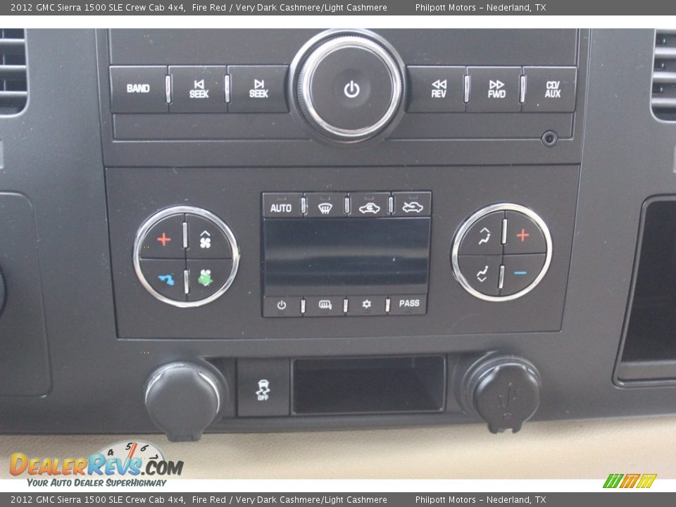 2012 GMC Sierra 1500 SLE Crew Cab 4x4 Fire Red / Very Dark Cashmere/Light Cashmere Photo #16