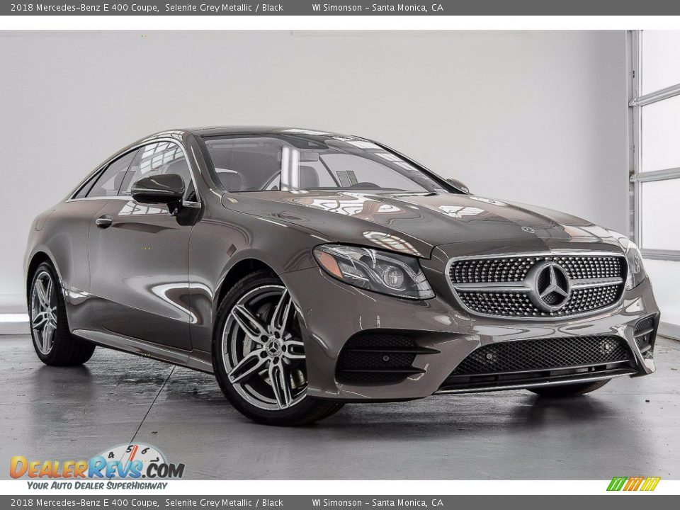 2018 Mercedes-Benz E 400 Coupe Selenite Grey Metallic / Black Photo #12