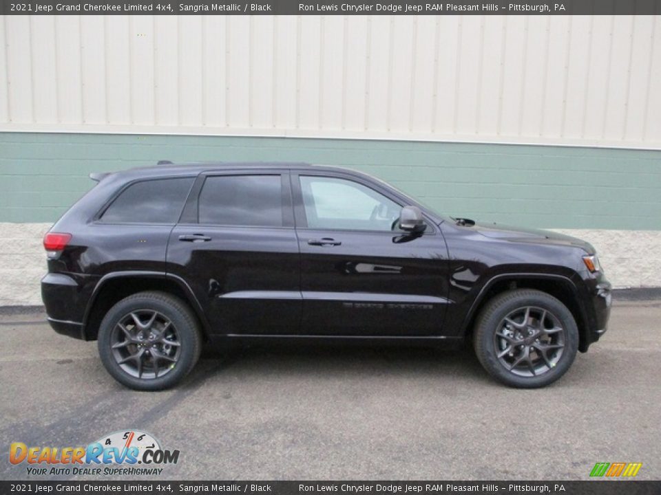 2021 Jeep Grand Cherokee Limited 4x4 Sangria Metallic / Black Photo #2