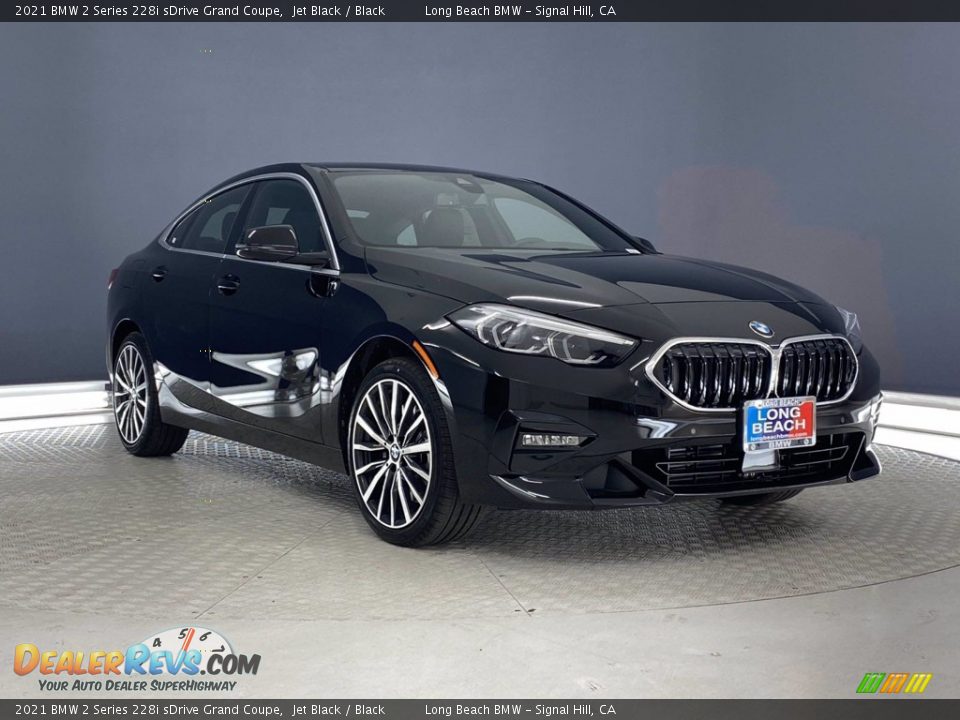 2021 BMW 2 Series 228i sDrive Grand Coupe Jet Black / Black Photo #2