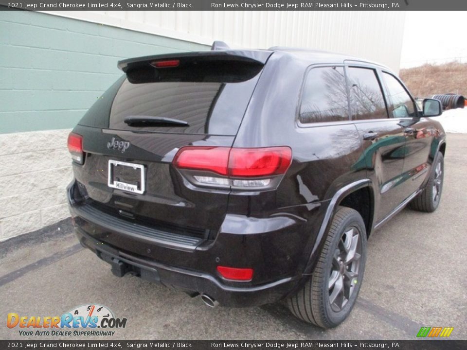 2021 Jeep Grand Cherokee Limited 4x4 Sangria Metallic / Black Photo #3