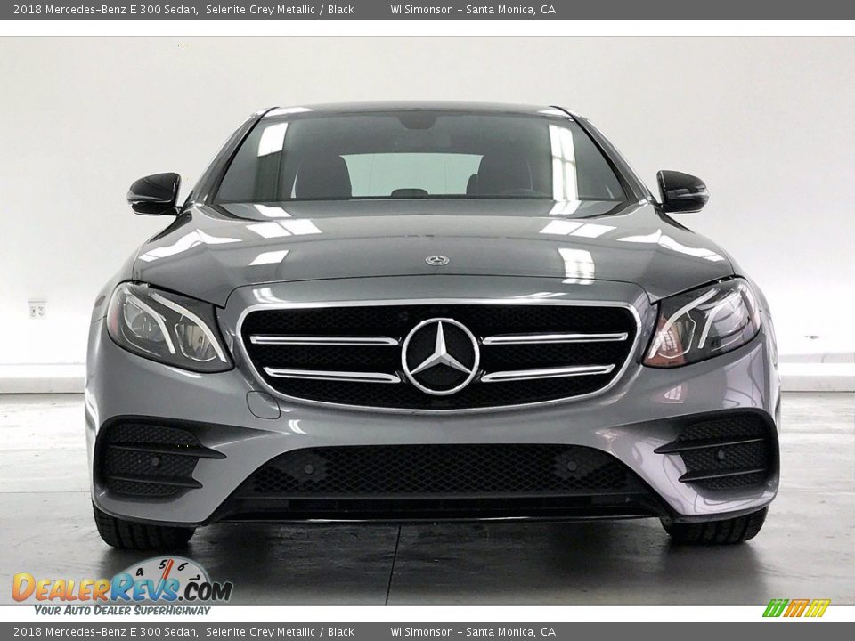 2018 Mercedes-Benz E 300 Sedan Selenite Grey Metallic / Black Photo #2