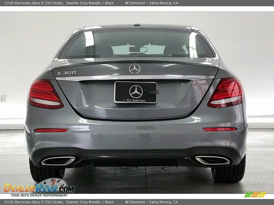 2018 Mercedes-Benz E 300 Sedan Selenite Grey Metallic / Black Photo #3