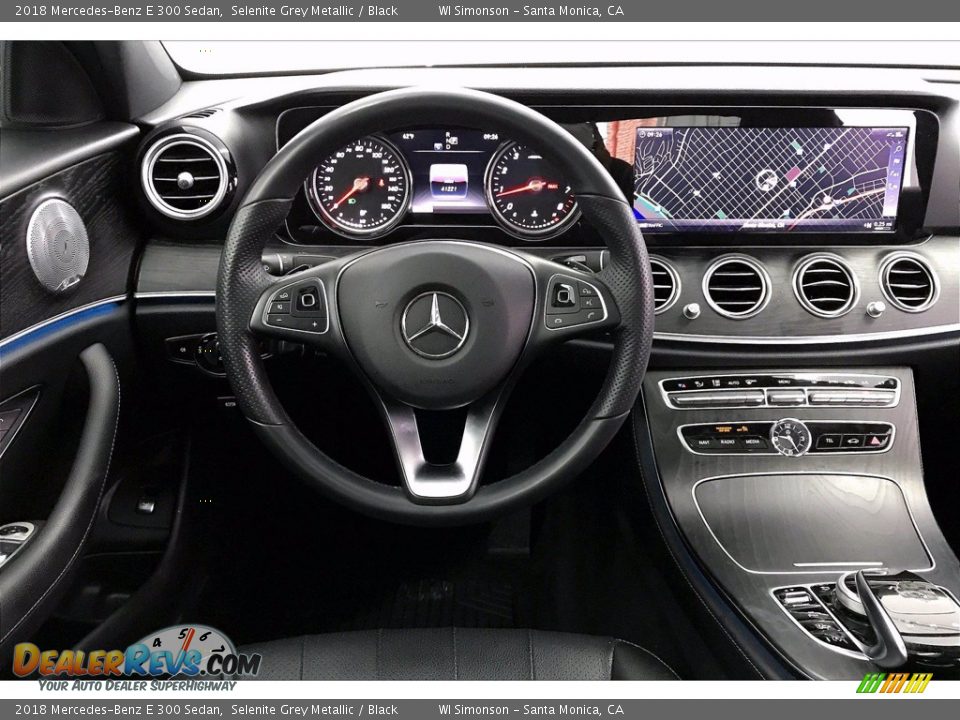 2018 Mercedes-Benz E 300 Sedan Selenite Grey Metallic / Black Photo #4