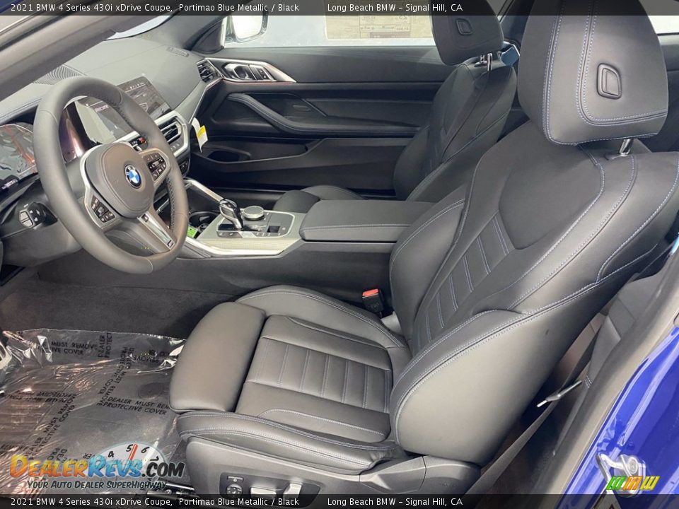 2021 BMW 4 Series 430i xDrive Coupe Portimao Blue Metallic / Black Photo #3