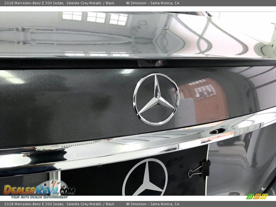 2018 Mercedes-Benz E 300 Sedan Selenite Grey Metallic / Black Photo #7
