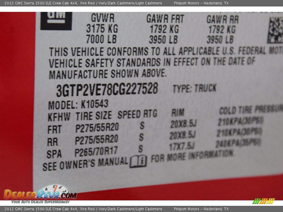 2012 GMC Sierra 1500 SLE Crew Cab 4x4 Fire Red / Very Dark Cashmere/Light Cashmere Photo #25