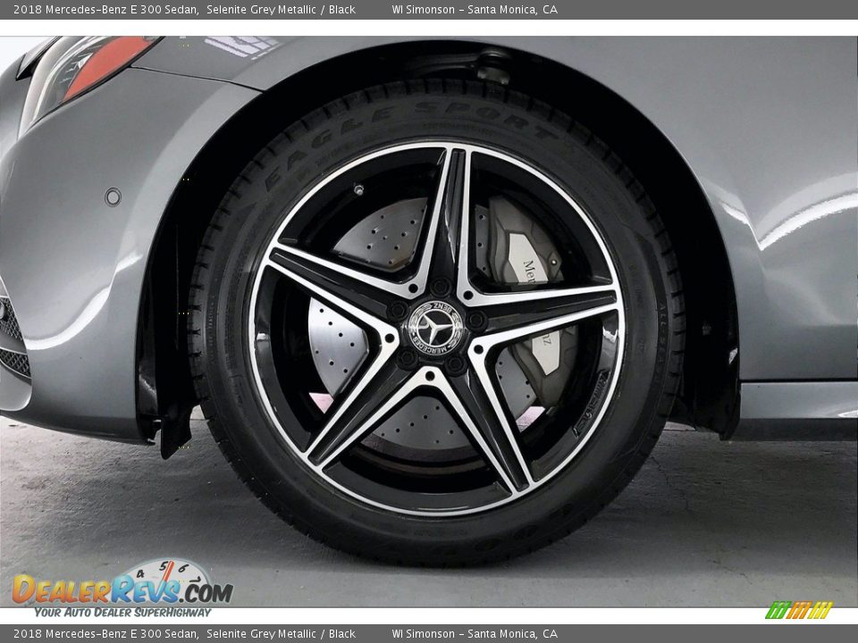2018 Mercedes-Benz E 300 Sedan Selenite Grey Metallic / Black Photo #8
