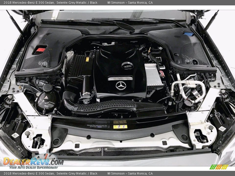 2018 Mercedes-Benz E 300 Sedan Selenite Grey Metallic / Black Photo #9