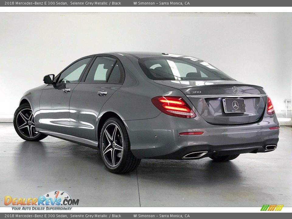2018 Mercedes-Benz E 300 Sedan Selenite Grey Metallic / Black Photo #10