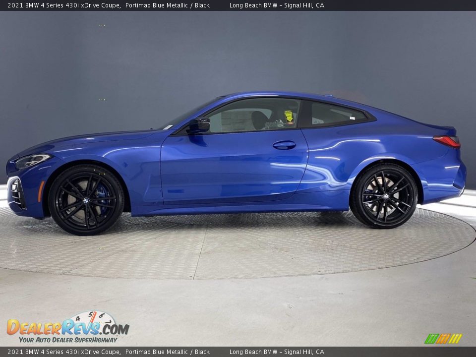 2021 BMW 4 Series 430i xDrive Coupe Portimao Blue Metallic / Black Photo #8