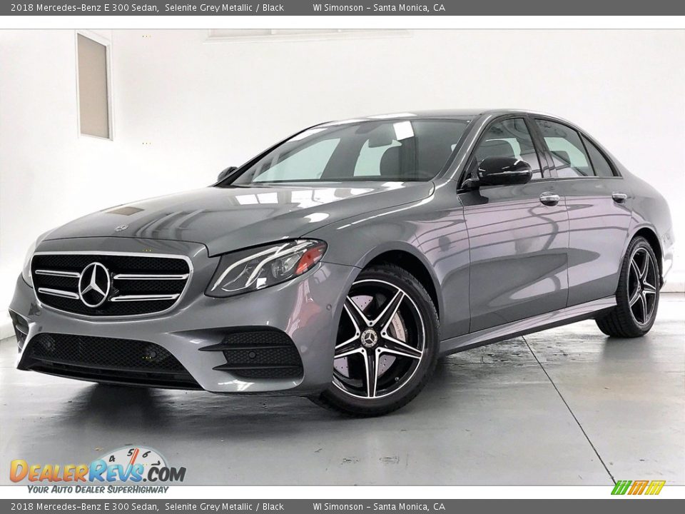 2018 Mercedes-Benz E 300 Sedan Selenite Grey Metallic / Black Photo #12