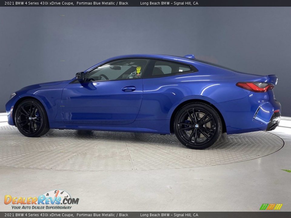 2021 BMW 4 Series 430i xDrive Coupe Portimao Blue Metallic / Black Photo #9