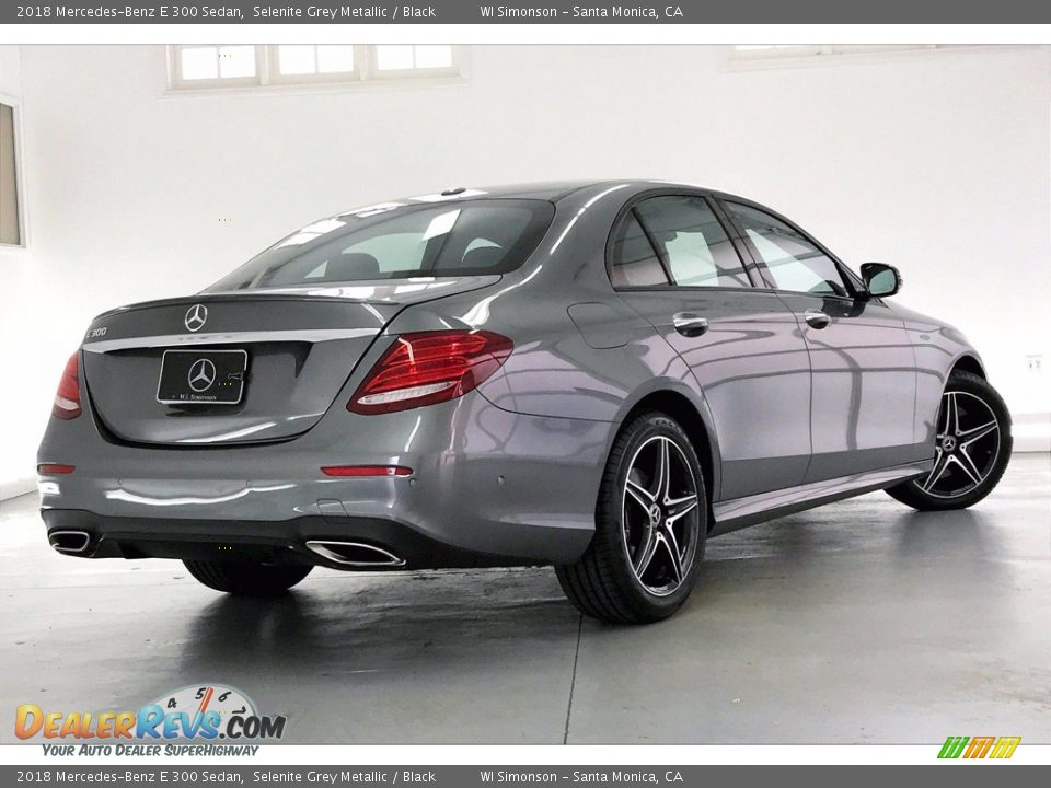 2018 Mercedes-Benz E 300 Sedan Selenite Grey Metallic / Black Photo #13