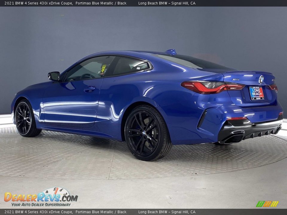 2021 BMW 4 Series 430i xDrive Coupe Portimao Blue Metallic / Black Photo #10