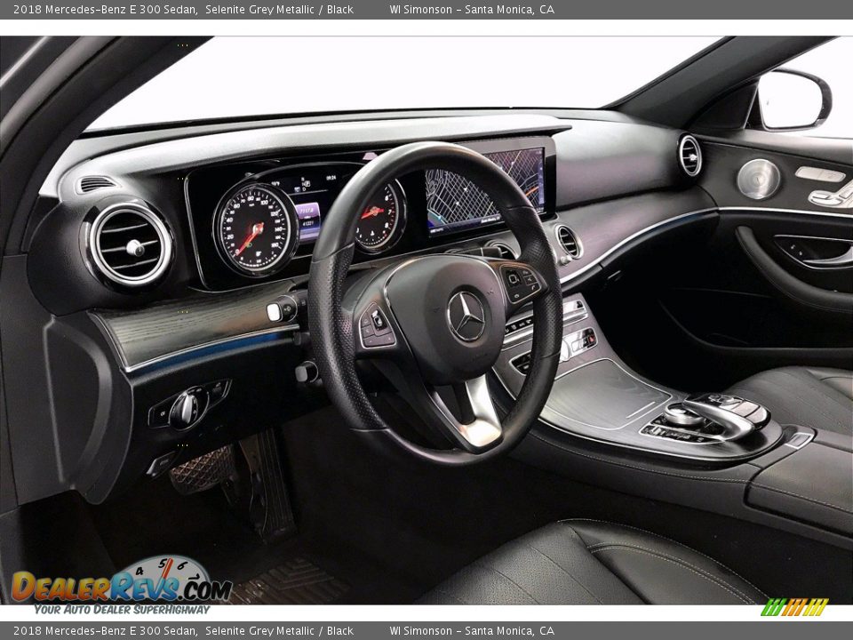 2018 Mercedes-Benz E 300 Sedan Selenite Grey Metallic / Black Photo #14